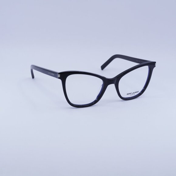 Saint Laurent SL219 001 Eyeglasses Black 51mm Cat Eye Frame - Picture 1 of 12
